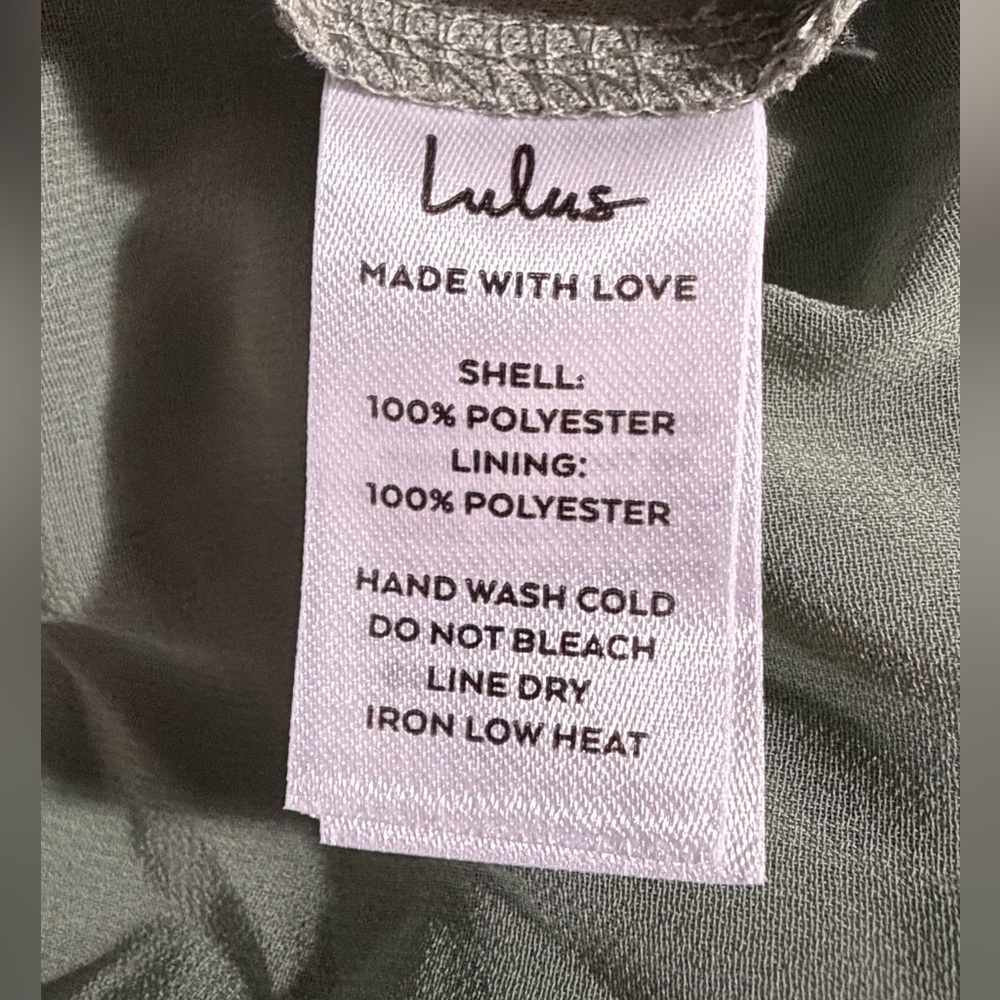Lulus NWT “Sweeney” Sleeveless Spaghetti Strap Maxi Dress In Sage Brush Sz Small - Picture 5 of 16